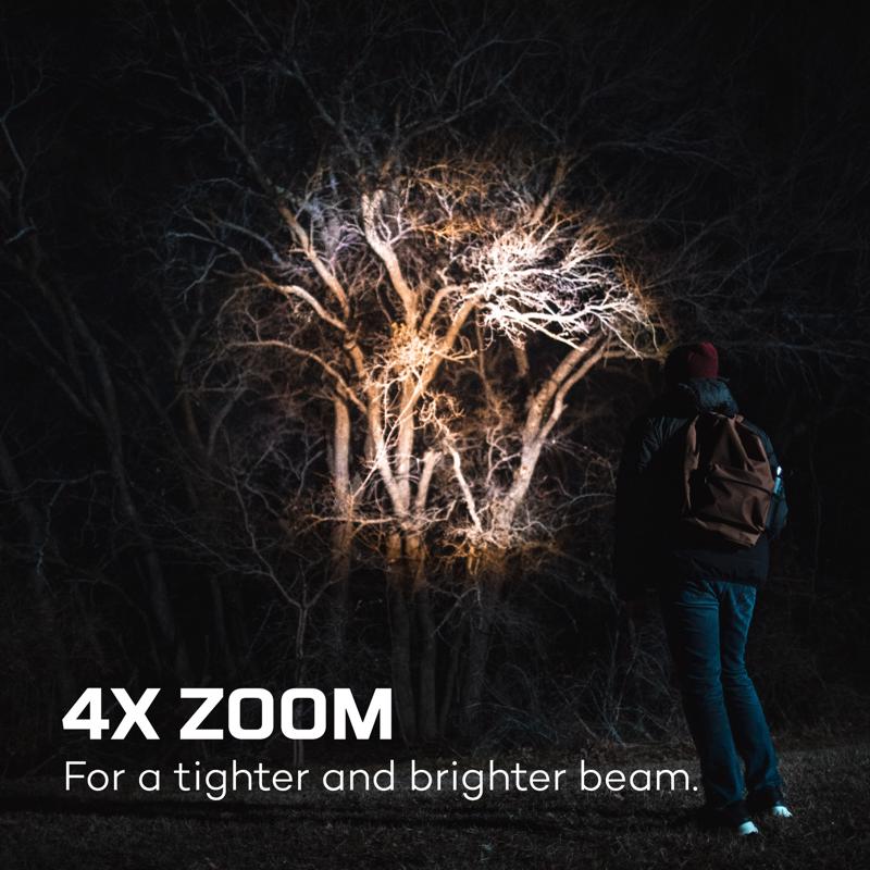 NEBO Newton 500 lm Black LED Flashlight AAA Battery