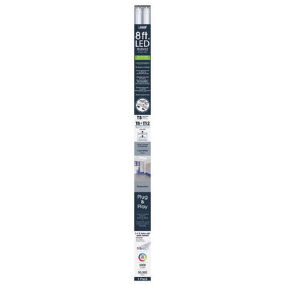 Feit Linear T8/T12 Cool White 93.4 in. 1-Pin Linear LED Tube Light Bulb 42 Watt Equivalence