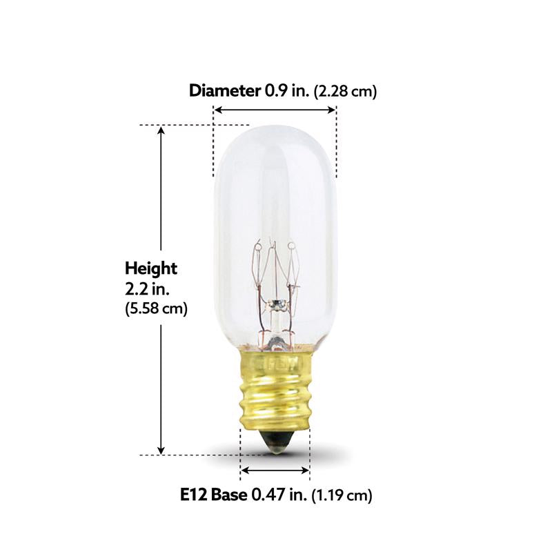 Feit 40 W T7 Appliance Incandescent Bulb E17 (Intermediate) Soft White