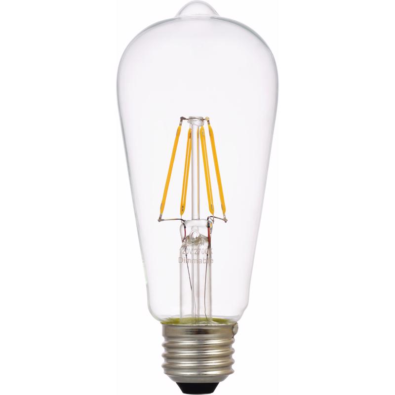 Sylvania TruWave ST19 E26 (Medium) LED Bulb Soft White 60 Watt Equivalence