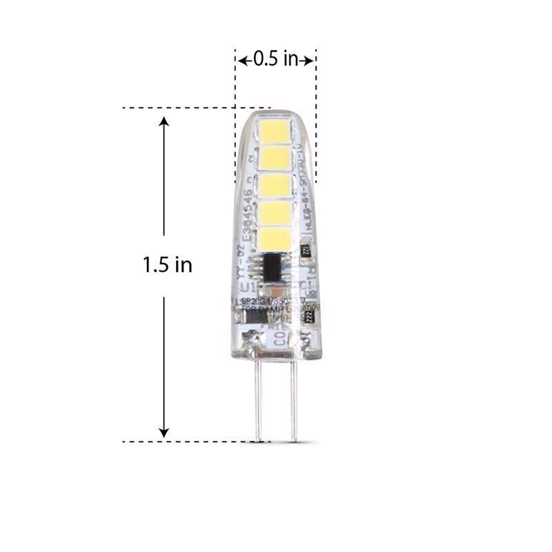 Feit T4 G4 LED Bulb Daylight 20 Watt Equivalence