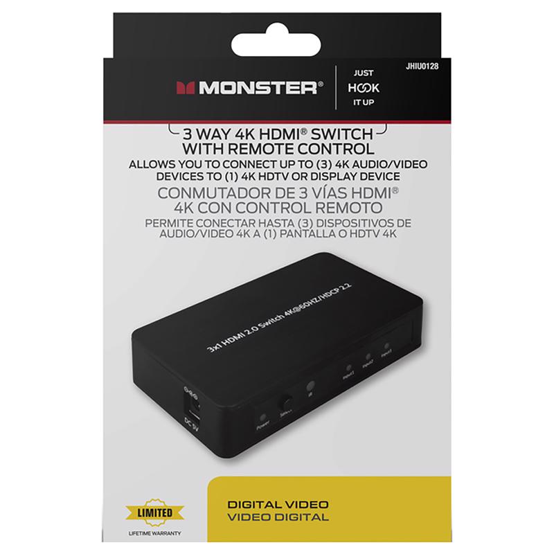 Monster Just Hook It Up HDMI Switch
