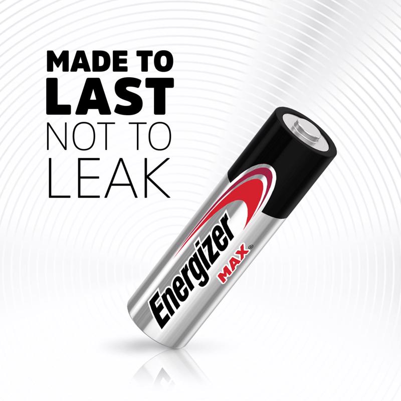 Energizer Max AA Alkaline Batteries 12 pk Carded