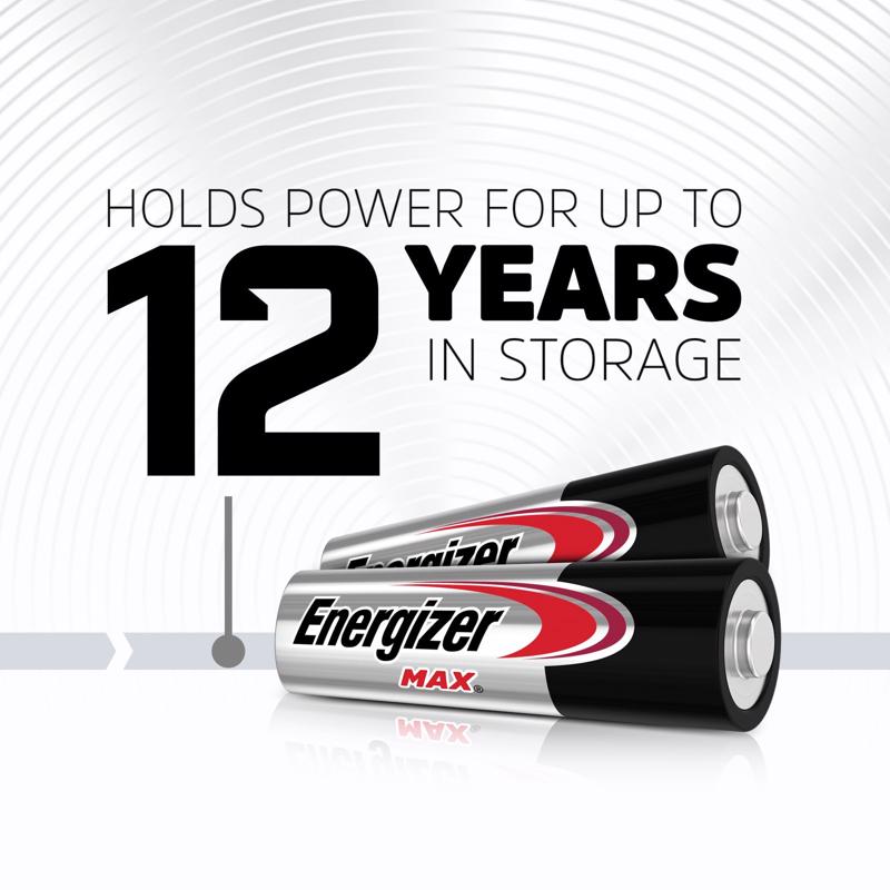 Energizer Max AA Alkaline Batteries 12 pk Carded