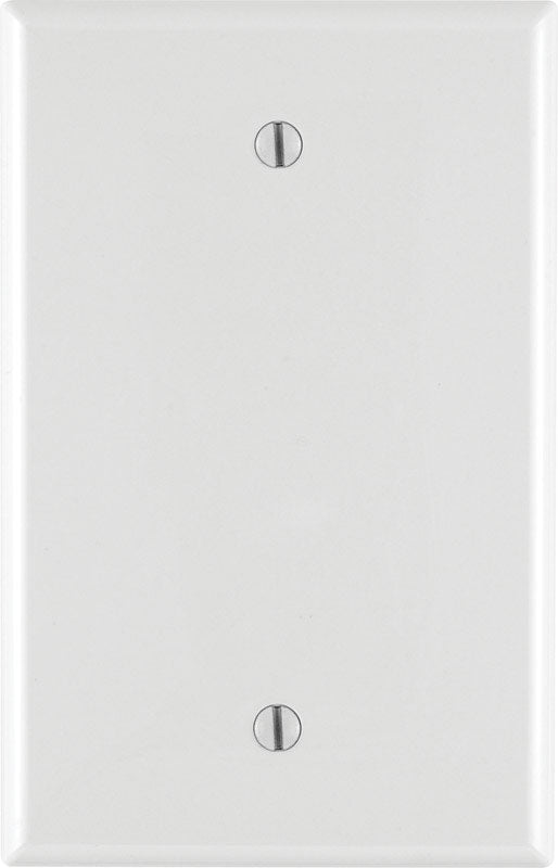Leviton White 1 gang Nylon Blank Wall Plate