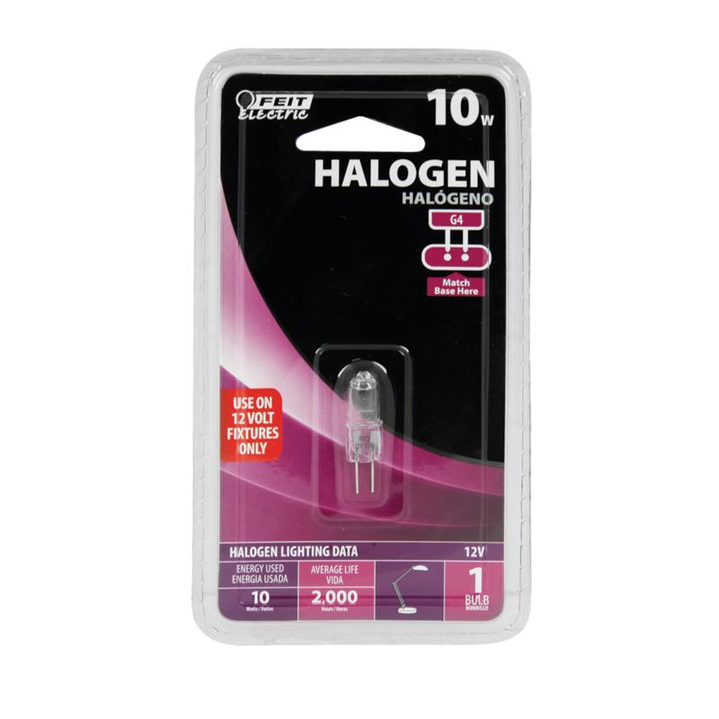 Feit 10 W JC Specialty Halogen Bulb 100 lm Bright White
