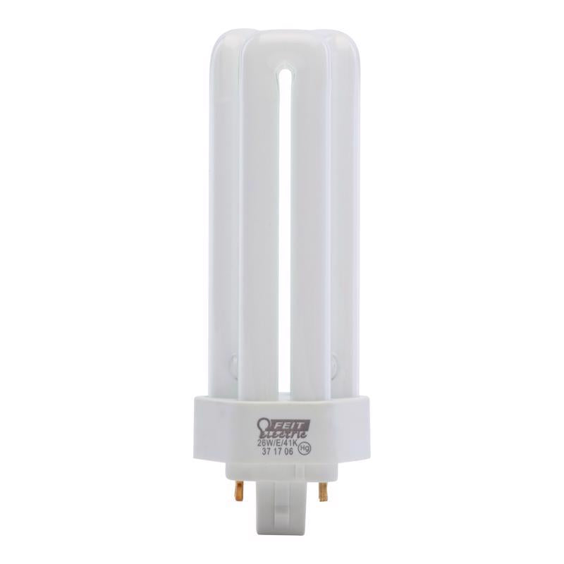 Feit CFL 26 W PL 2.1 in. D X 5.2 in. L Fluorescent Bulb Cool White Tubular 4100 K