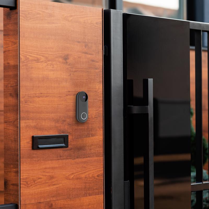 Feit Smart Home Black Plastic Wired Smart-Enabled Video Doorbell