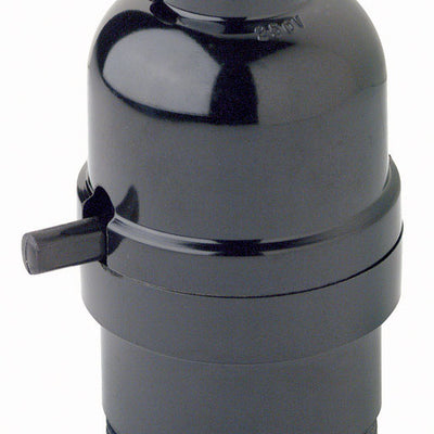 Leviton Plastic Medium Base Push Thru Socket
