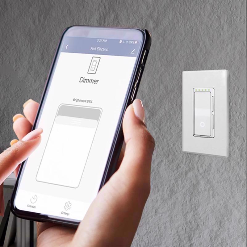 Feit Smart Home White 150 W Toggle Smart-Enabled Dimmer Switch