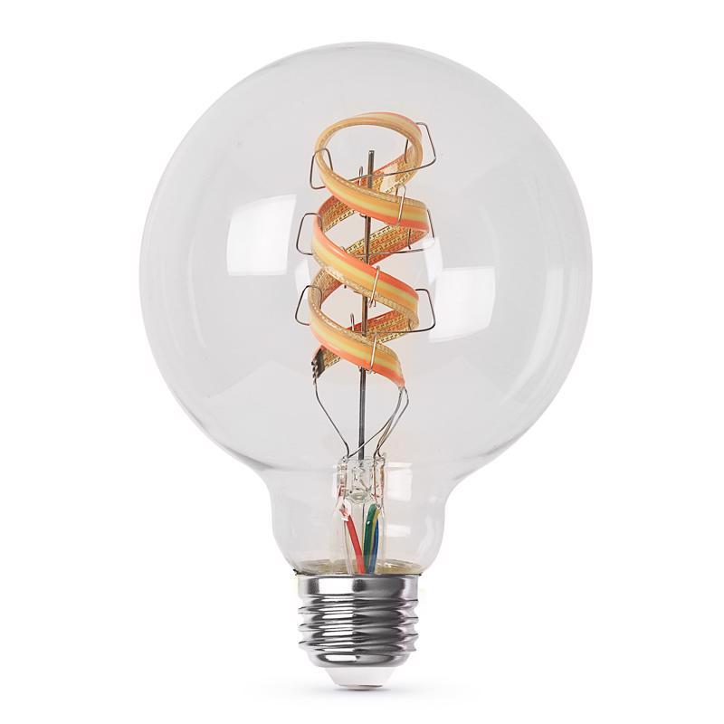 Feit Smart Home G30 E26 (Medium) Smart-Enabled LED Bulb Color Changing 60 Watt Equivalence