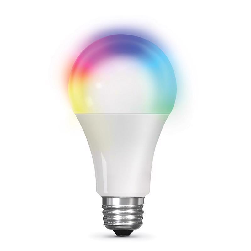 Feit Smart Home A21 E26 (Medium) Smart-Enabled LED Bulb Color Changing 100 Watt Equivalence