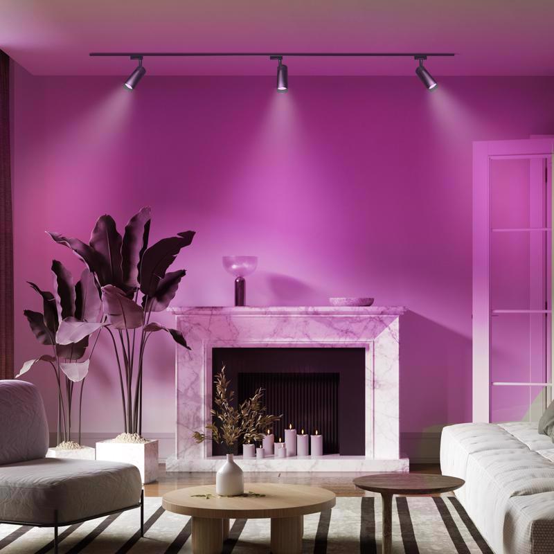 Feit Smart Home MR16 GU10 Smart-Enabled LED Bulb Color Changing 50 Watt Equivalence