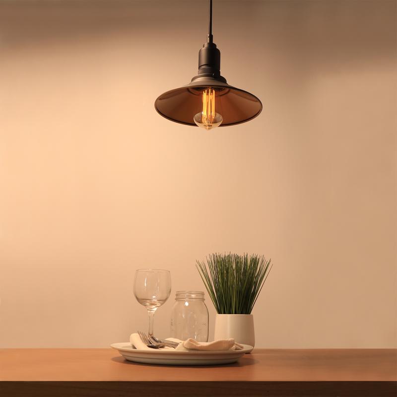 Feit Smart Home ST19 E26 (Medium) Smart-Enabled LED Bulb Amber 60 Watt Equivalence
