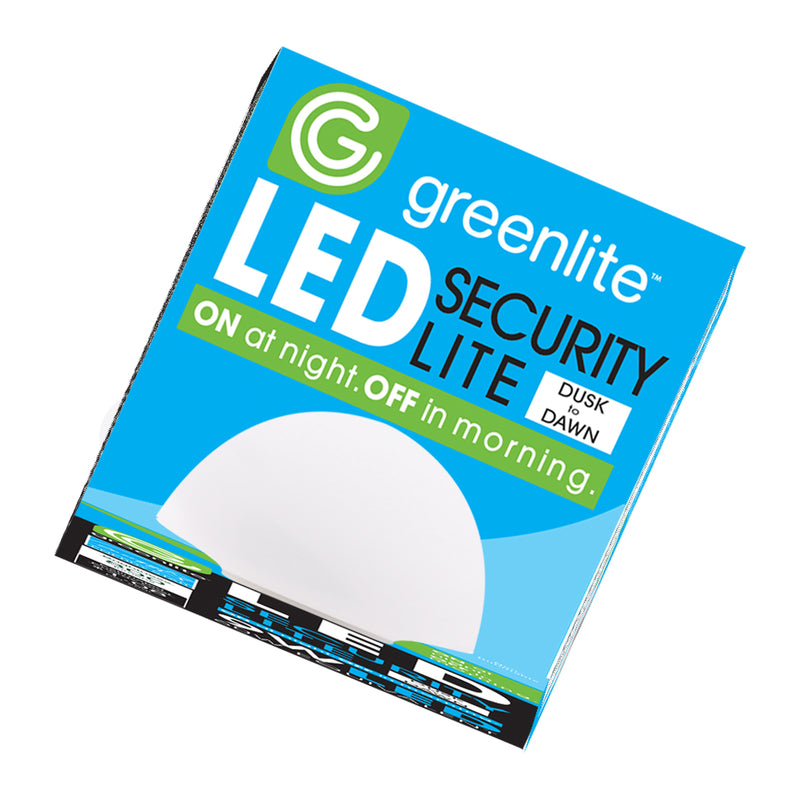 Greenlite A19 E26 (Medium) LED Dusk to Dawn Bulb Bright White 60 Watt Equivalence