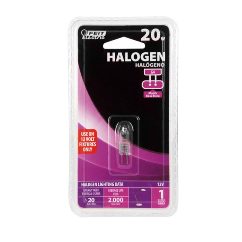 Feit 20 W T3 Tubular Halogen Bulb 250 lm Soft White