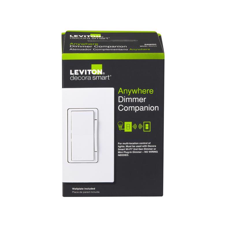 Leviton Decora White Toggle Smart-Enabled Dimmer Switch
