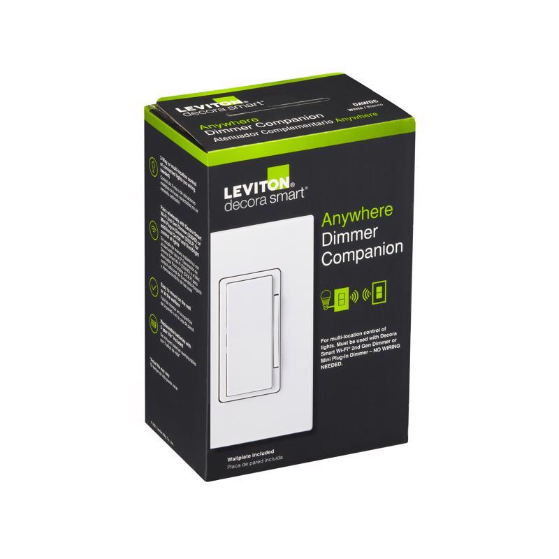 Leviton Decora White Toggle Smart-Enabled Dimmer Switch