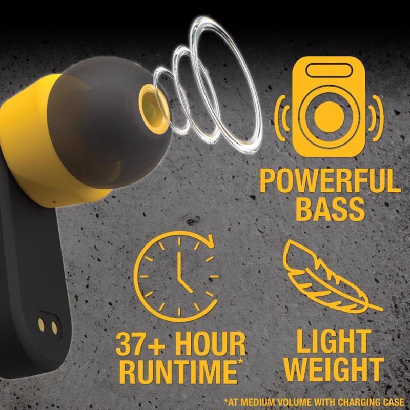 DeWalt Wireless Bluetooth Earbuds w/Charging Case