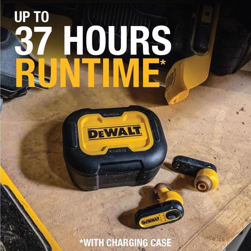 DeWalt Wireless Bluetooth Earbuds w/Charging Case