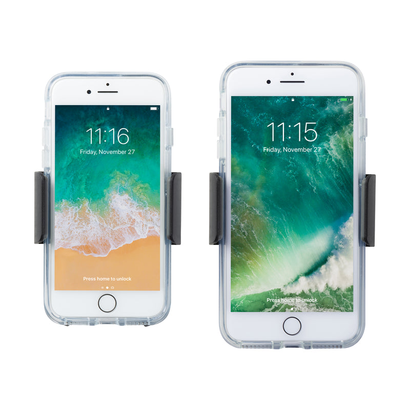 Nite Ize Squeeze Black/Gray Phone Mount Clamp For MagSafe Phones, Cases and Wireless Chargers