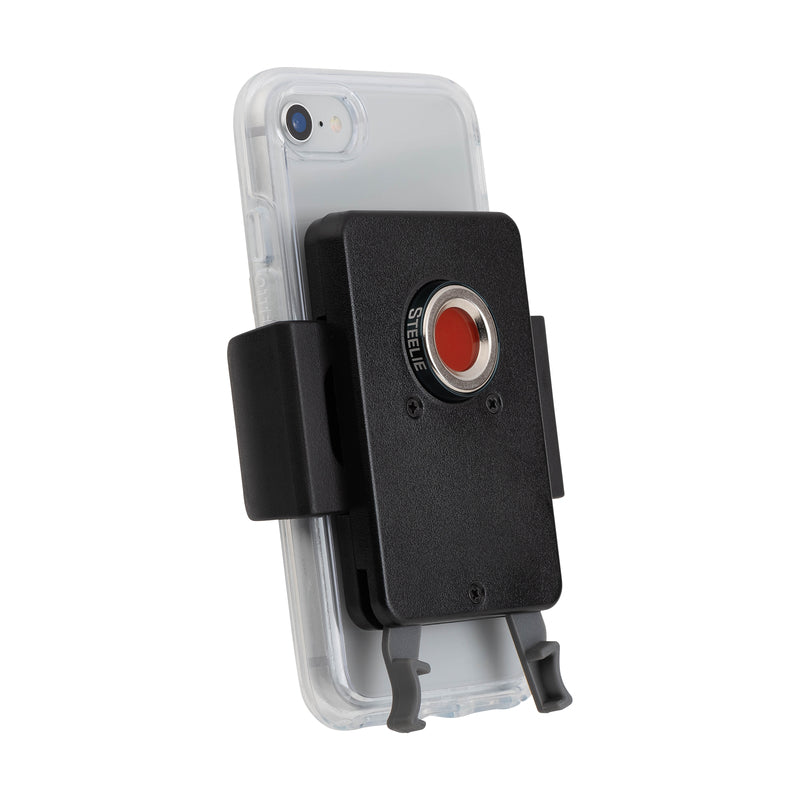 Nite Ize Squeeze Black/Gray Phone Mount Clamp For MagSafe Phones, Cases and Wireless Chargers