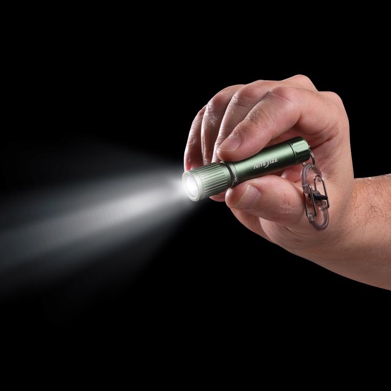 Nite Ize Radiant 100 lm Olive LED Keychain Light AAA Battery