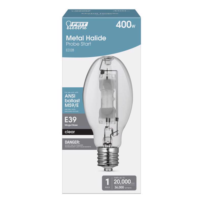 Feit 400 W ED28 HID Bulb 36000 lm Bright White Metal Halide