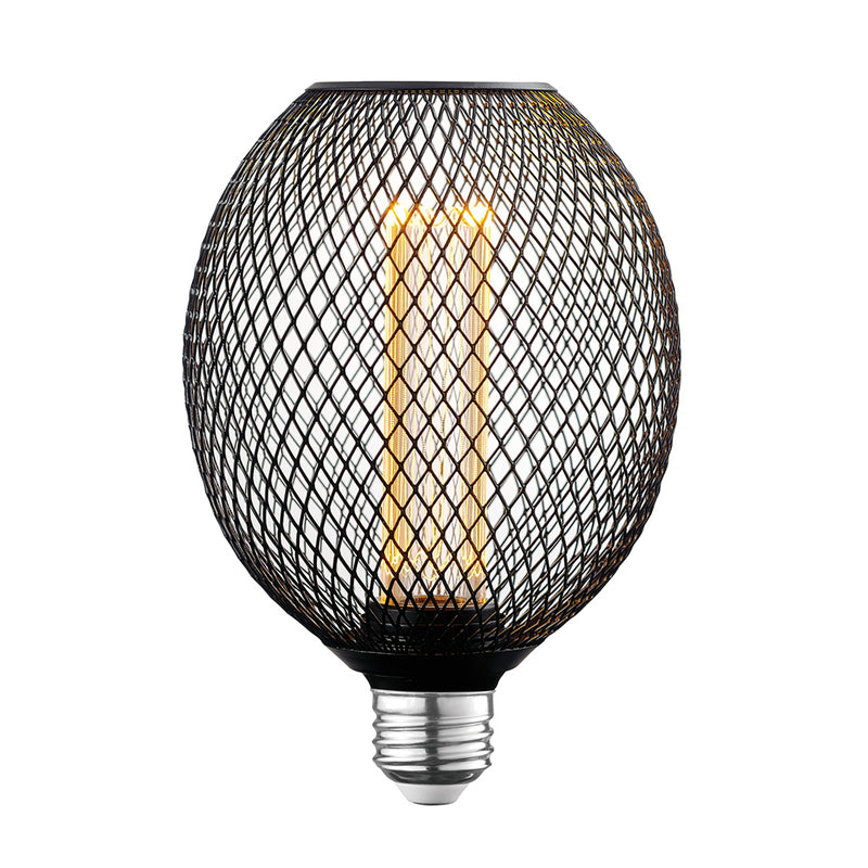 Globe Electric Luxe G40 E26 (Medium) Filament LED Bulb Amber Soft White 40 Watt Equivalence