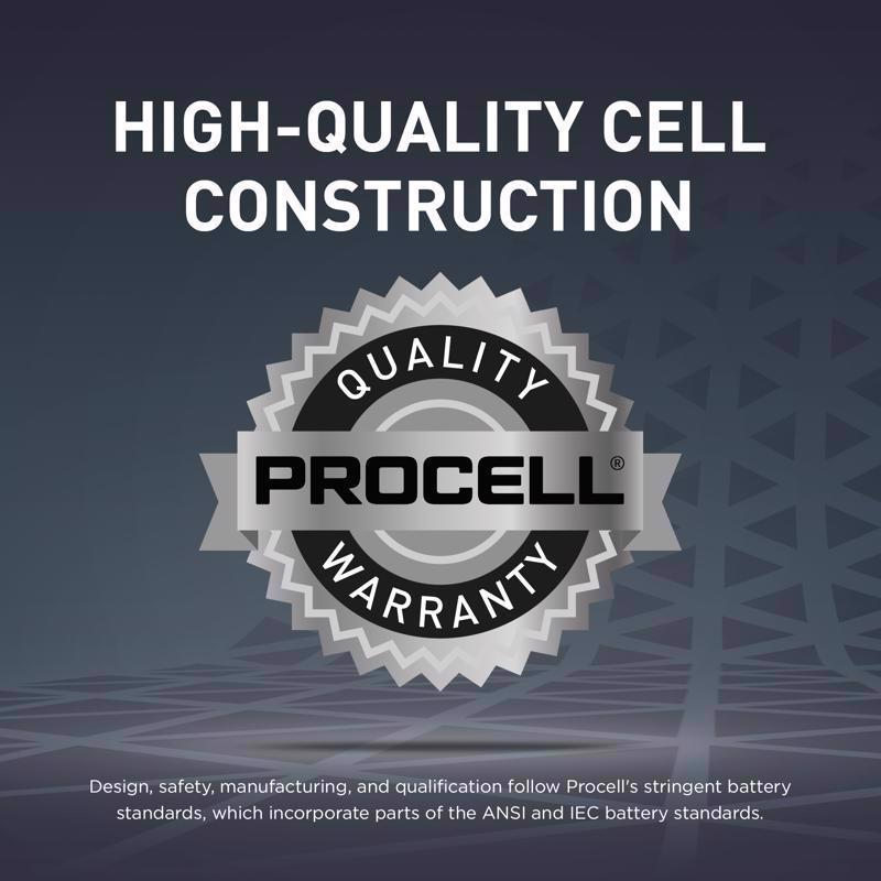 Procell Intense Alkaline 9-Volt 9 V 0.628 mAh Primary Battery PX1604 12 pk
