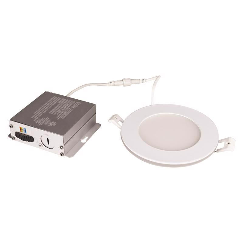 Feit LED Retrofits White 5 in. W Aluminum LED Canless Recessed Downlight 10.3 W