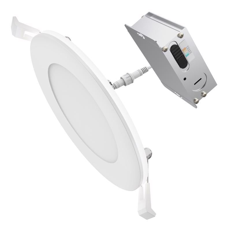 Feit LED Retrofits White 5 in. W Aluminum LED Canless Recessed Downlight 10.3 W