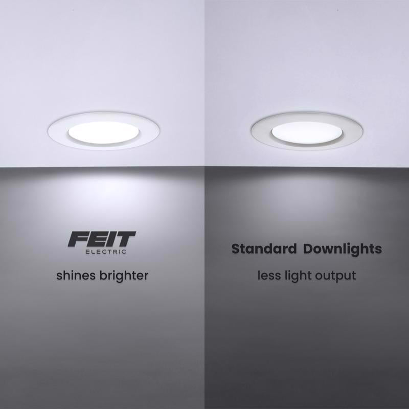 Feit LED Retrofits White 7 in. W Aluminum LED Canless Recessed Downlight 14.6 W