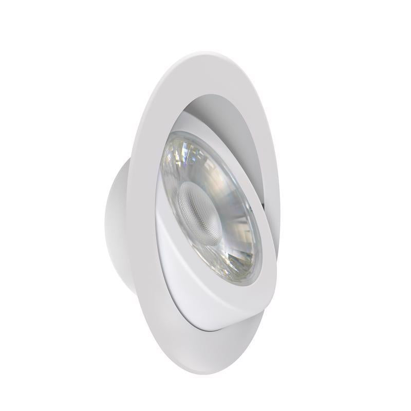 Feit White 5 in. W Aluminum LED Canless Recessed Downlight 11 W