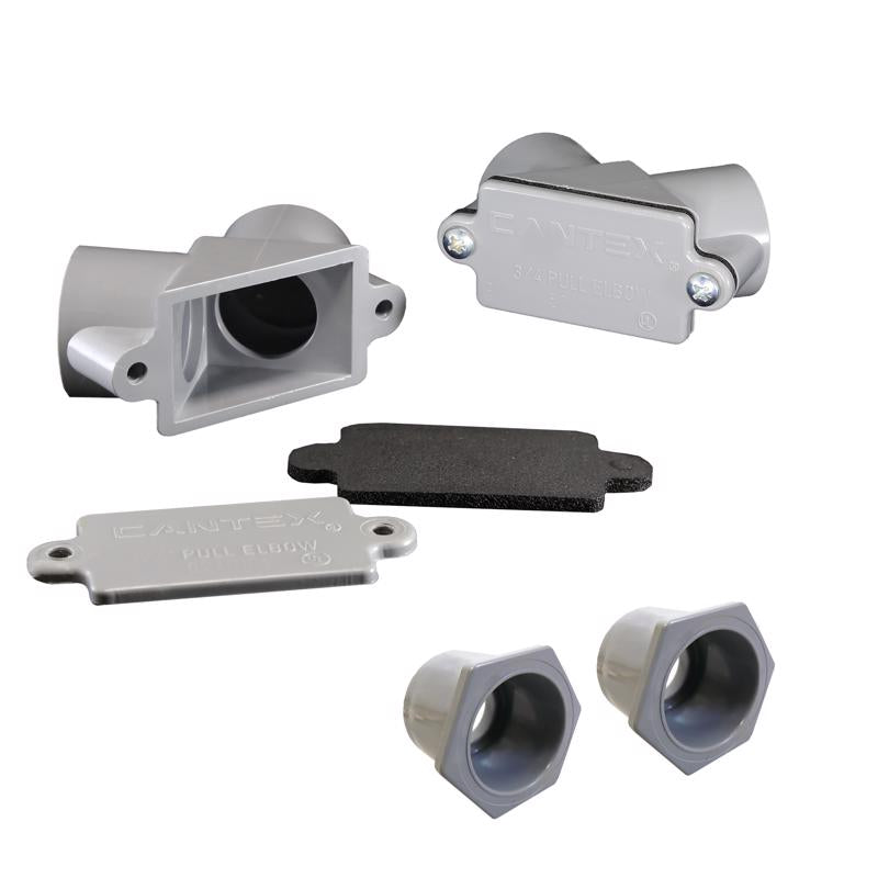 Cantex 3/4 in. D PVC Pull Elbow For PVC
