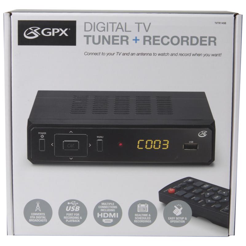 GPX Programmable TV Tuner and Remote