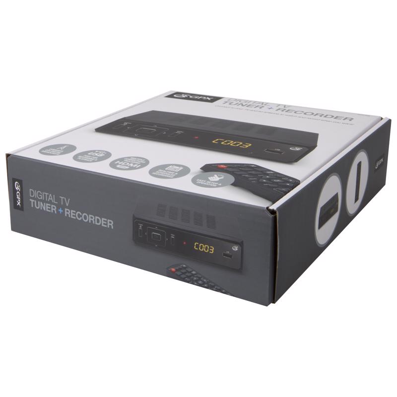 GPX Programmable TV Tuner and Remote