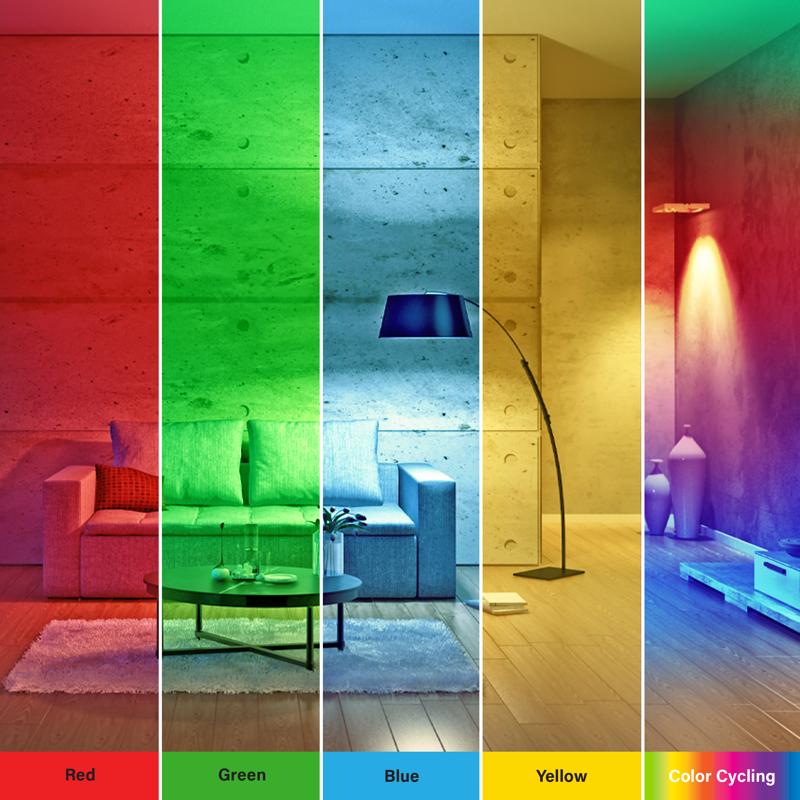 Feit A19 E26 (Medium) Party Bulb Color Changing 4.5 Watt Equivalence