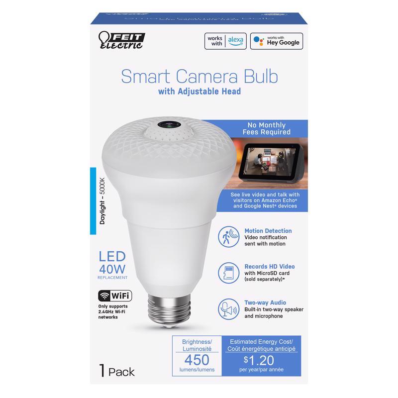 Feit Smart Home A23 E26 (Medium) Smart-Enabled LED Bulb Daylight 40 Watt Equivalence