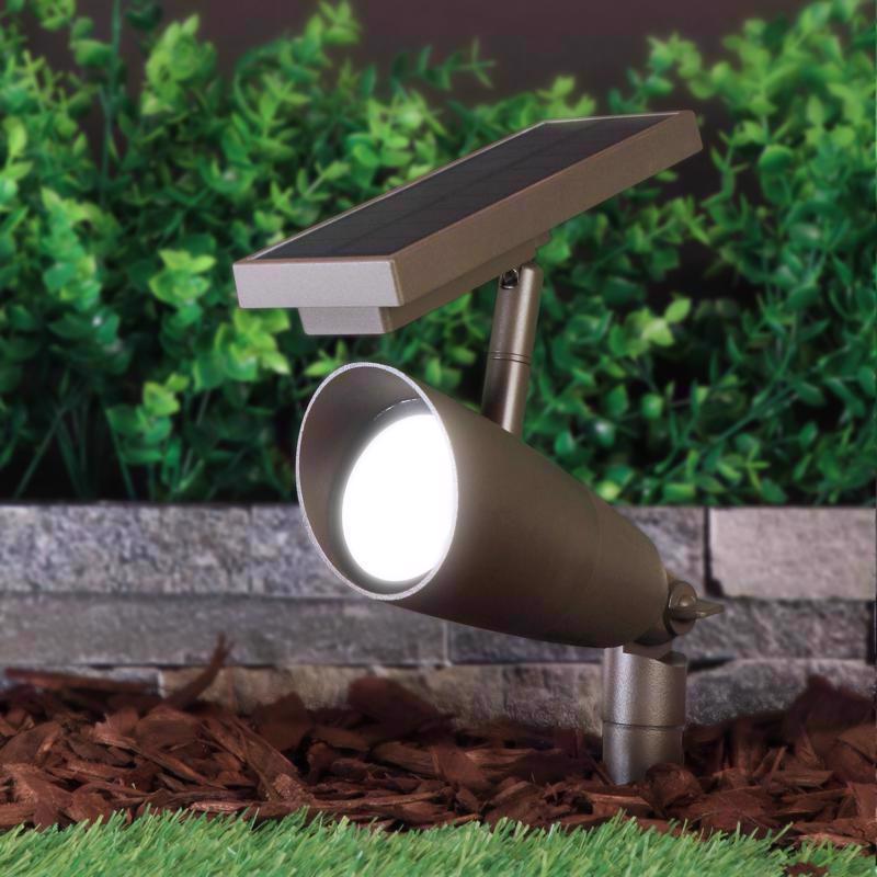 Feit OneSync Bronze Solar Powered/Remote 1 W LED Spotlight