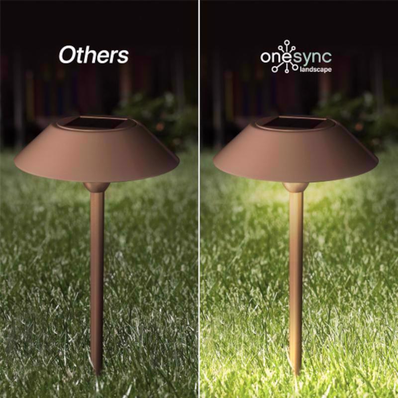 Feit OneSync Bronze Solar Powered 0.4 W LED Pathway Light