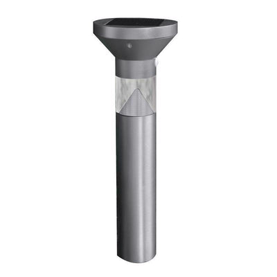 Feit OneSync Brushed Nickel Solar Powered 0.4 W LED Bollard Light