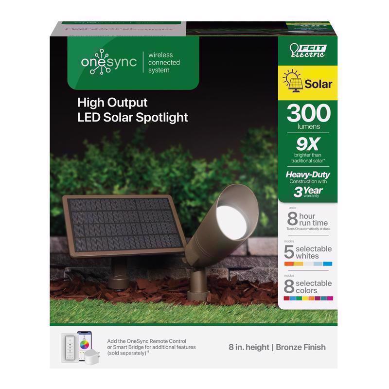 Feit OneSync Solar Powered 3 W LED Spot Light Kit