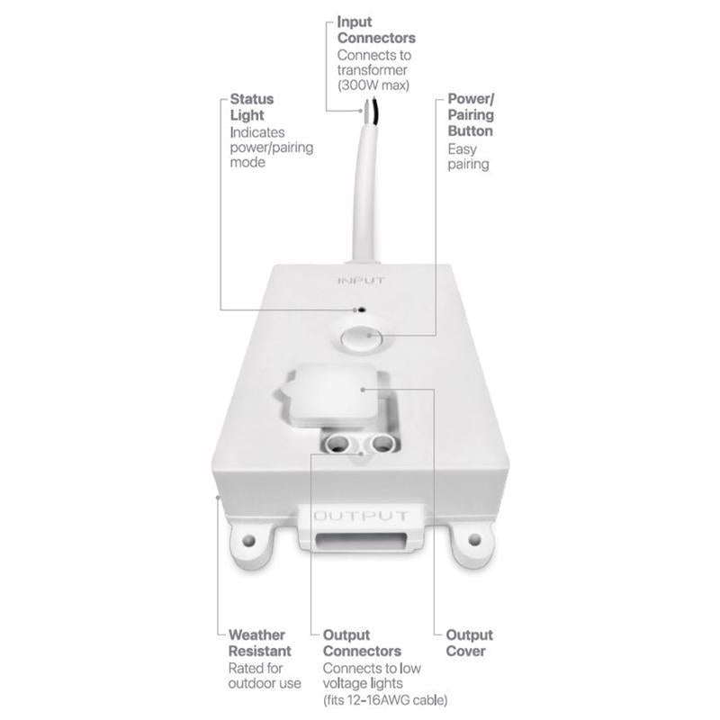 Feit OneSync Low Voltage 300 W LED Landscape Lighting Control Box