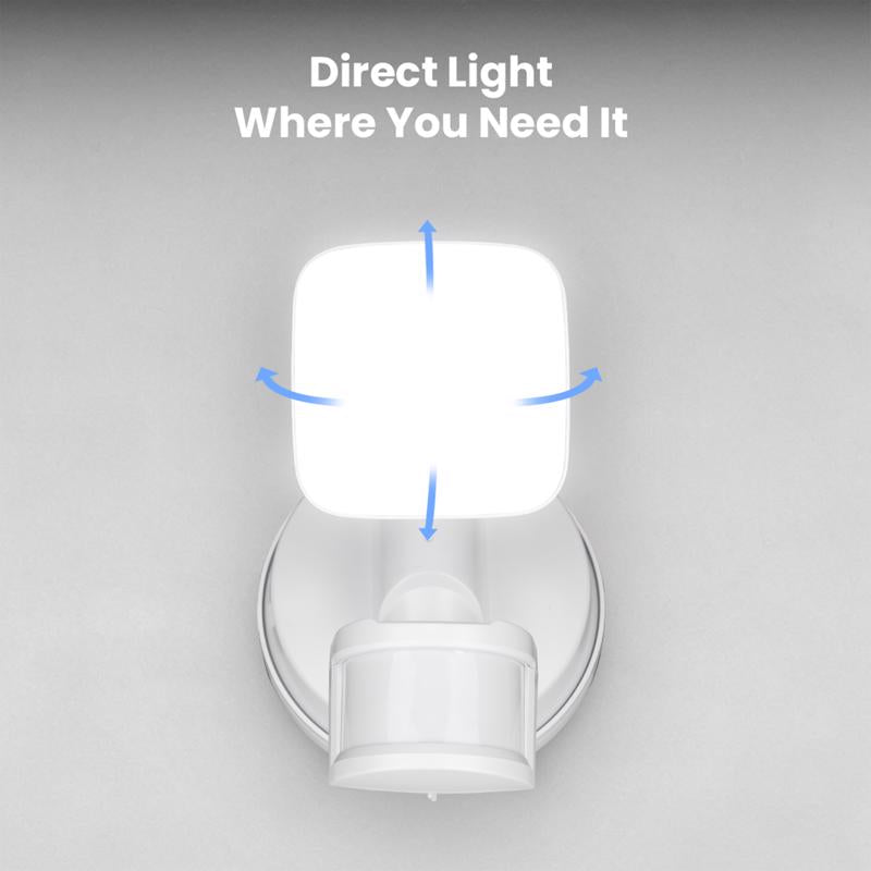 Feit LED Motion-Sensing Solar Powered LED White Security Floodlight