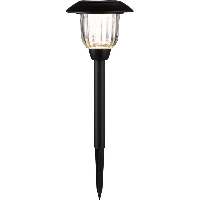 Living Accents Black Solar Powered 0.2 W LED Pathway Light