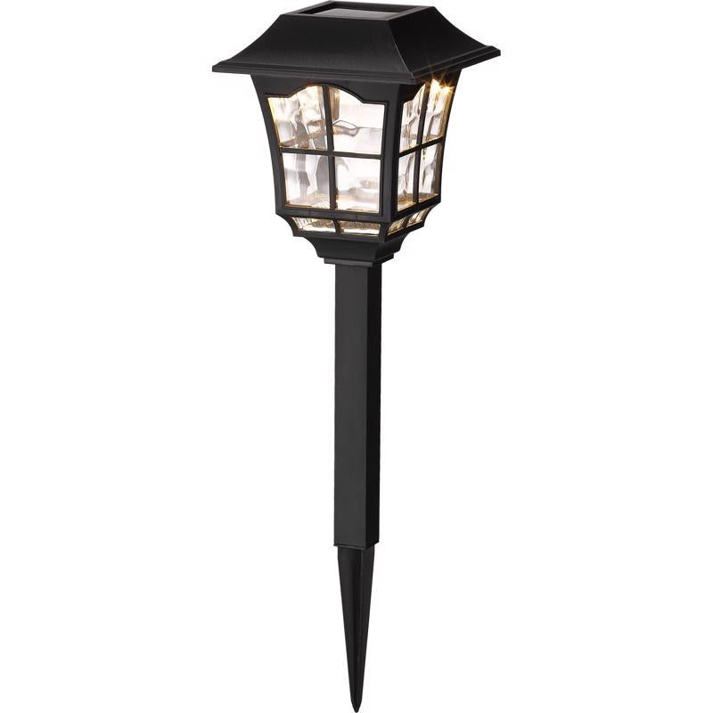 Living Accents Black Solar Powered 0.06 W LED Pathway Light