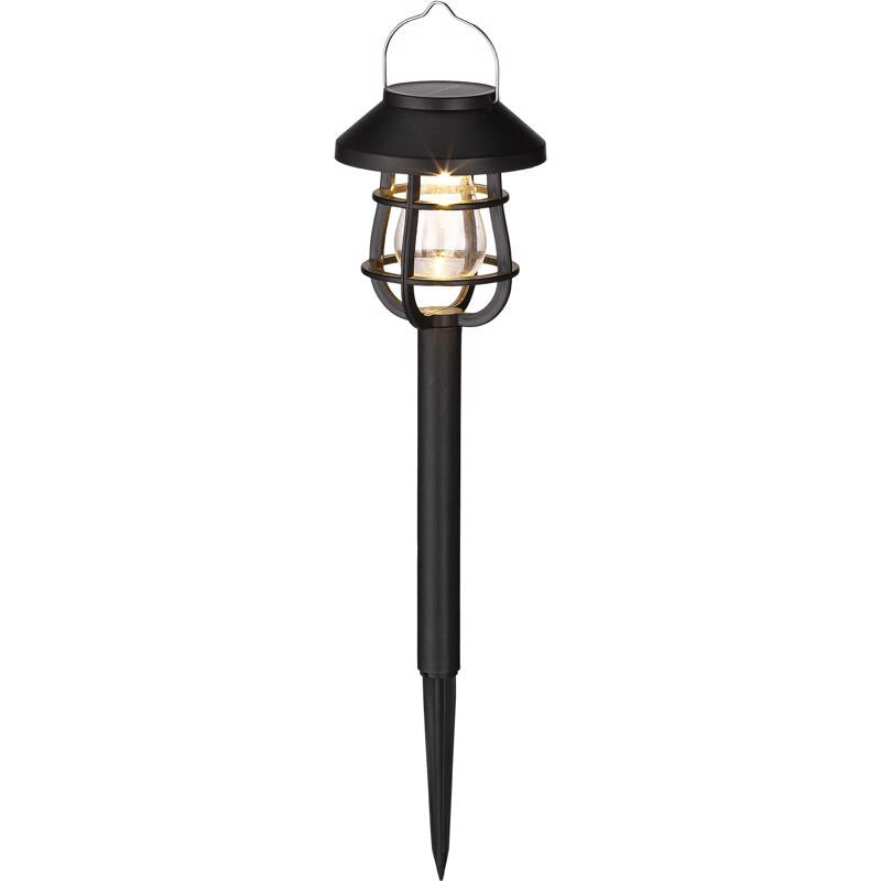 Living Accents Black Solar Powered 0.06 W LED Pathway Light