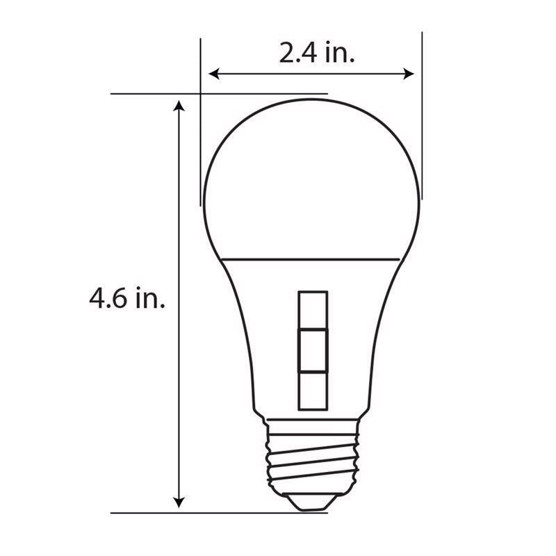Feit A21 E26 (Medium) LED Bulb Adjustable White 200 Watt Equivalence