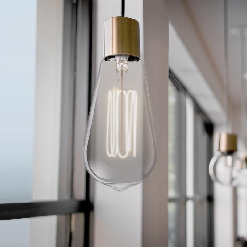Feit ST19 E26 (Medium) Filament LED Bulb Soft White 40 Watt Equivalence 2 pk